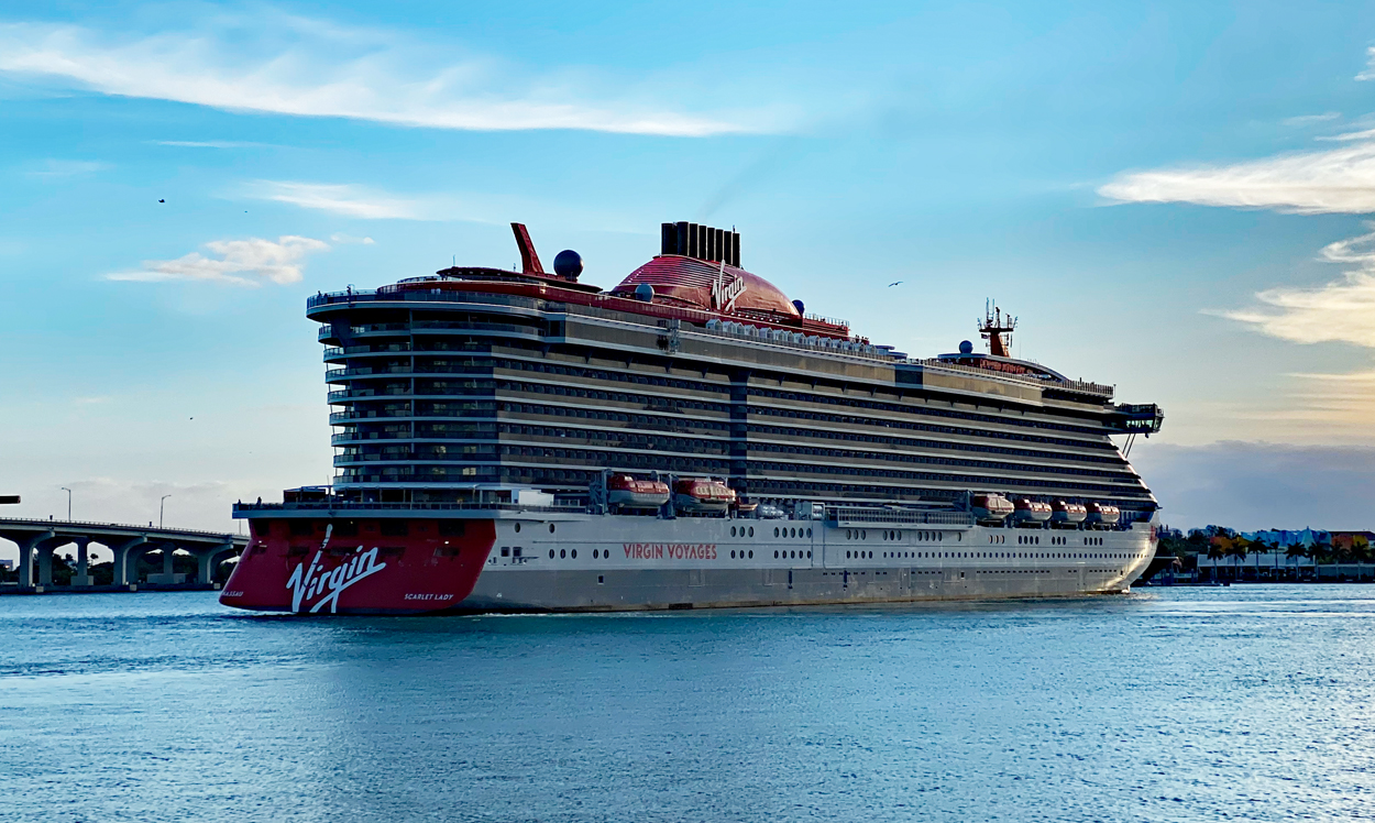 Virgin Voyages, Scarlet Lady Arrives in PortMiami