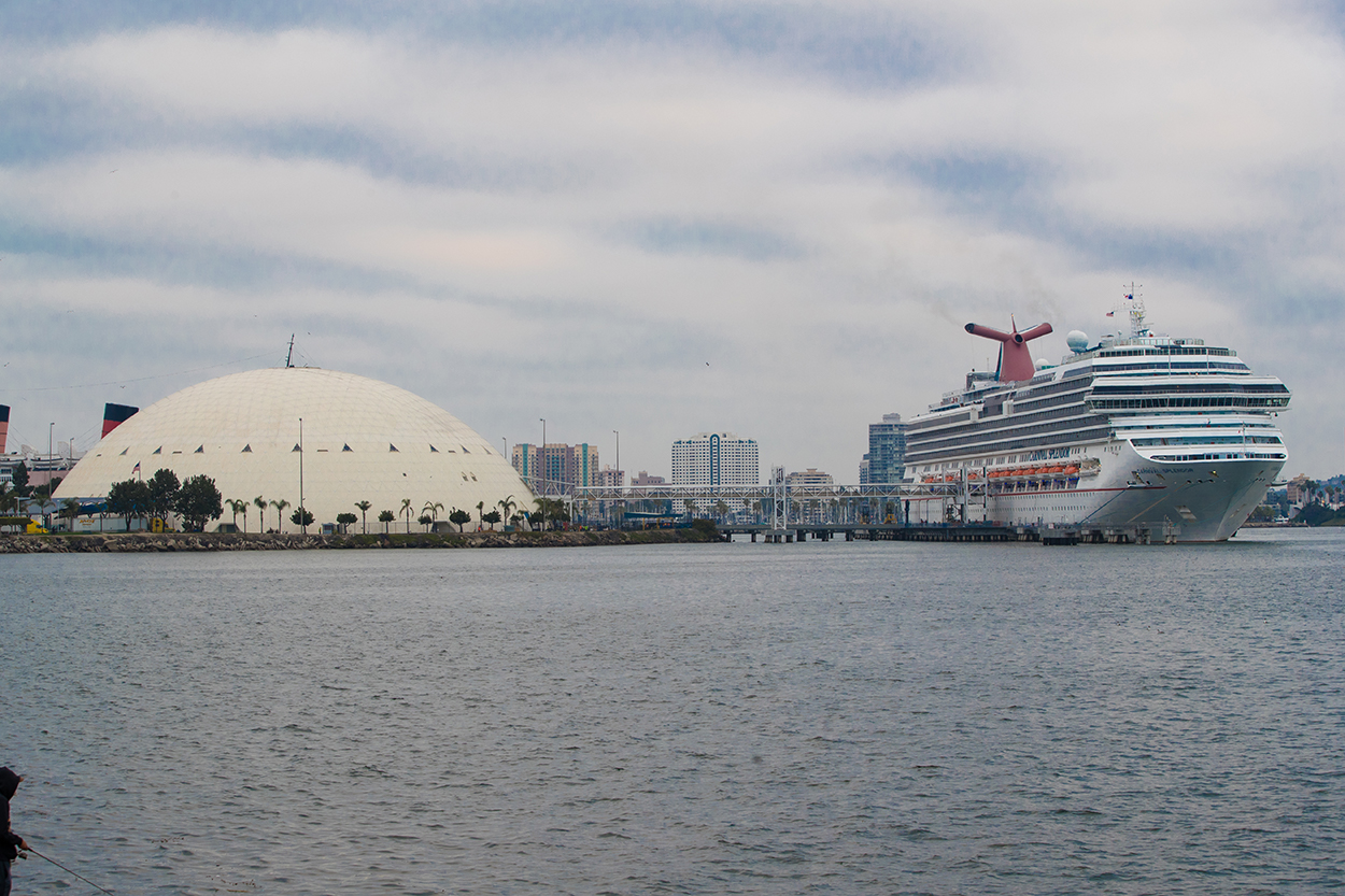 Carnival to Base Carnival Panorama ship in Long Beach