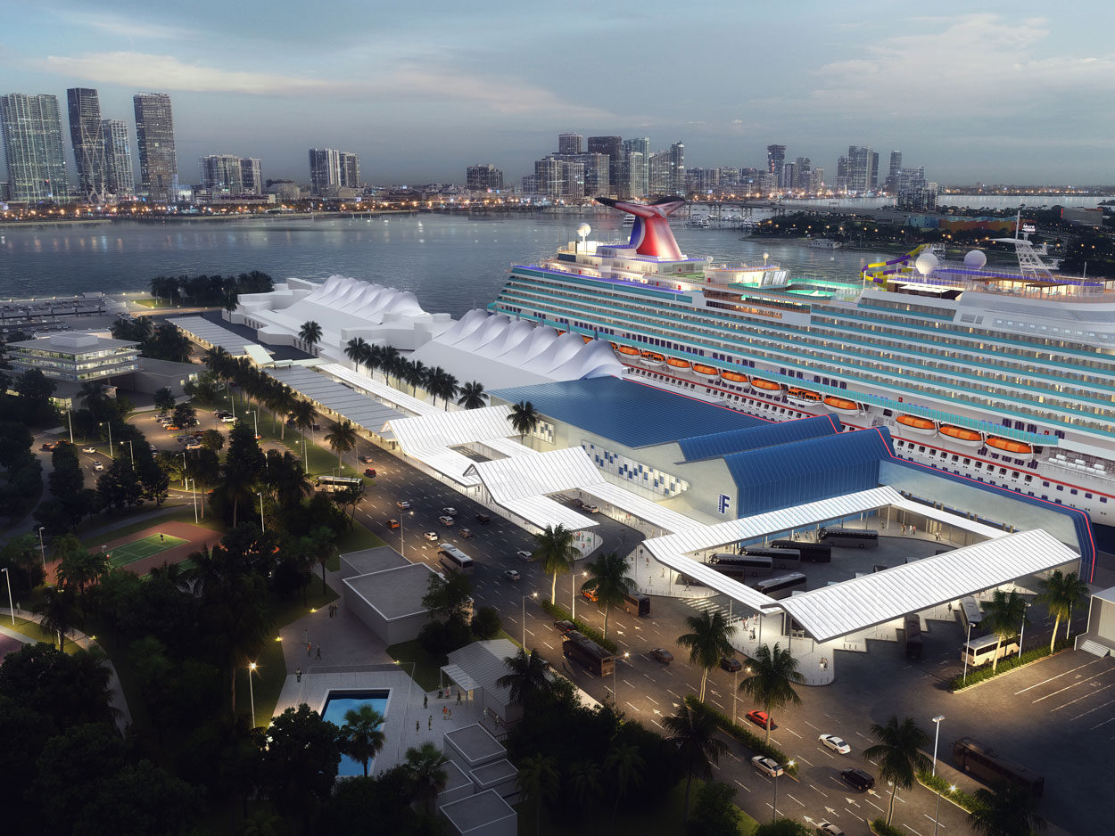 Carnival Cruise Line Expanding PortMiami's Terminal F
