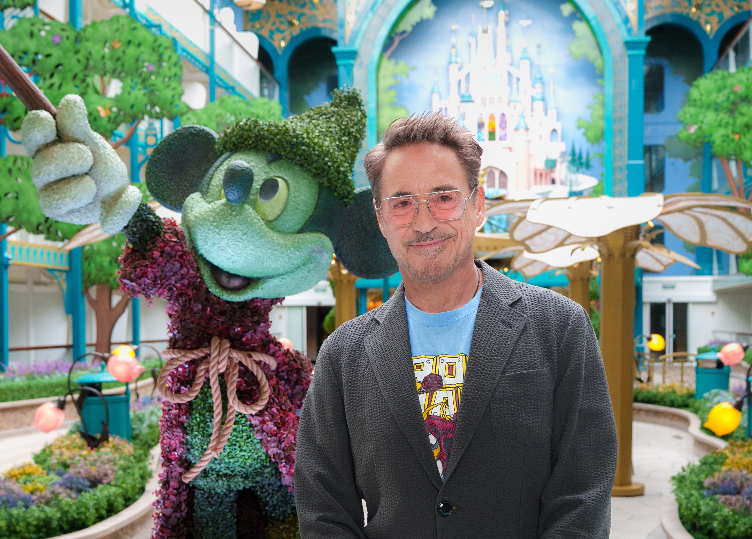 Robert Downey Jr. Assembled as Godparent for Disney’s Newest Ship