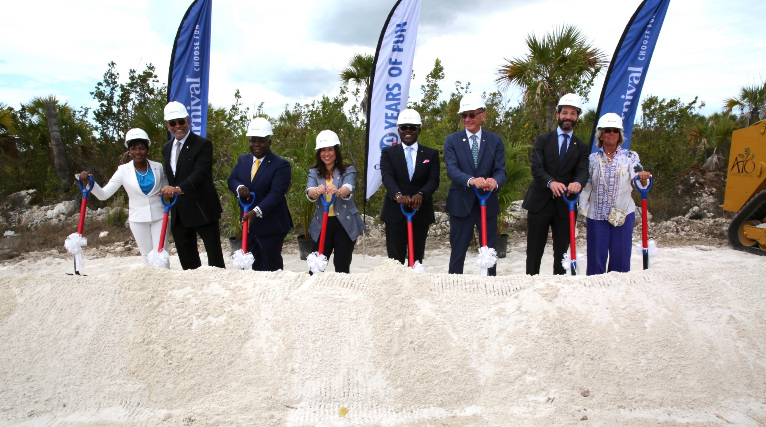 Carnival Cruise Line Grand Bahama Port Breaks Ground
