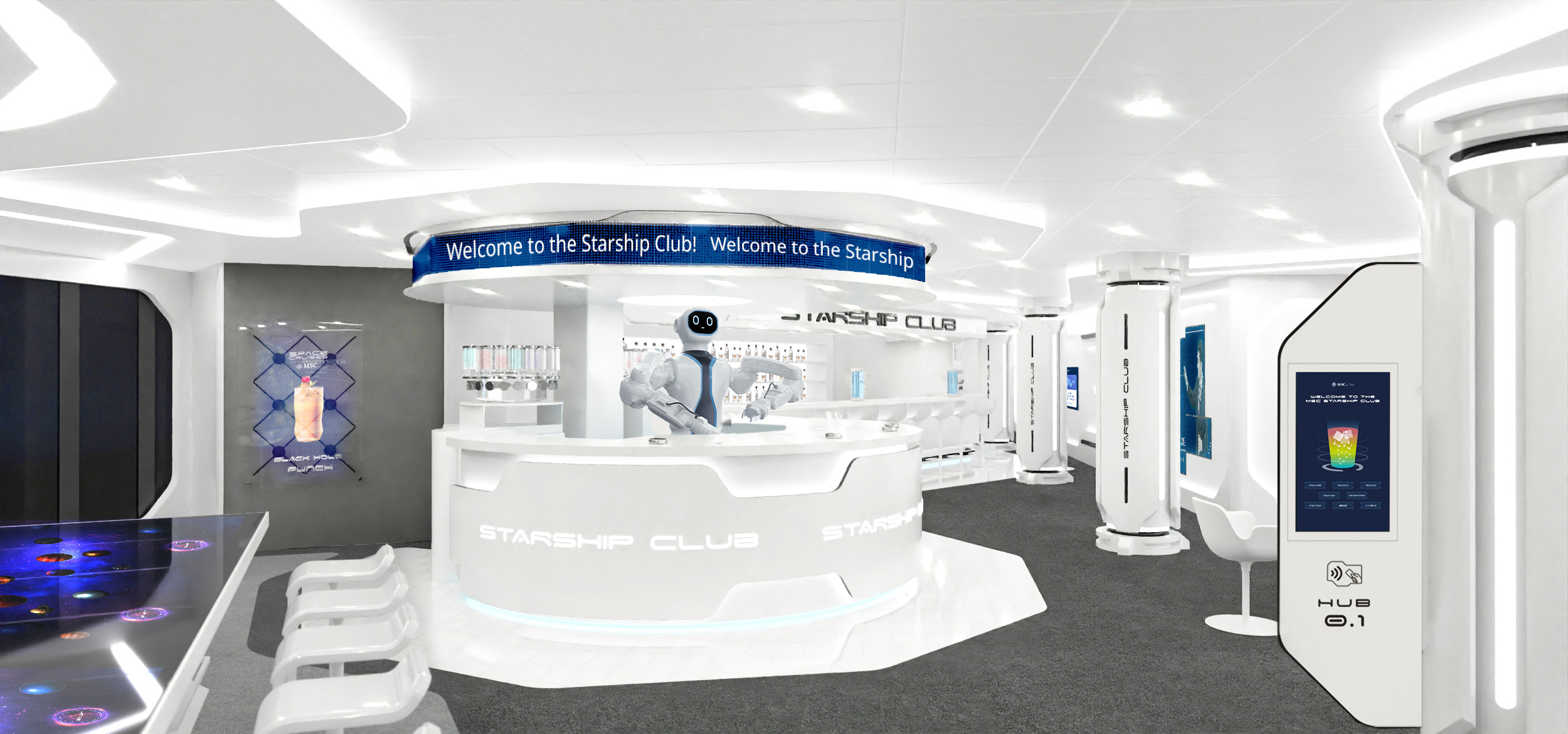 MSC Cruises First Humanoid Robotic Bartender at Sea
