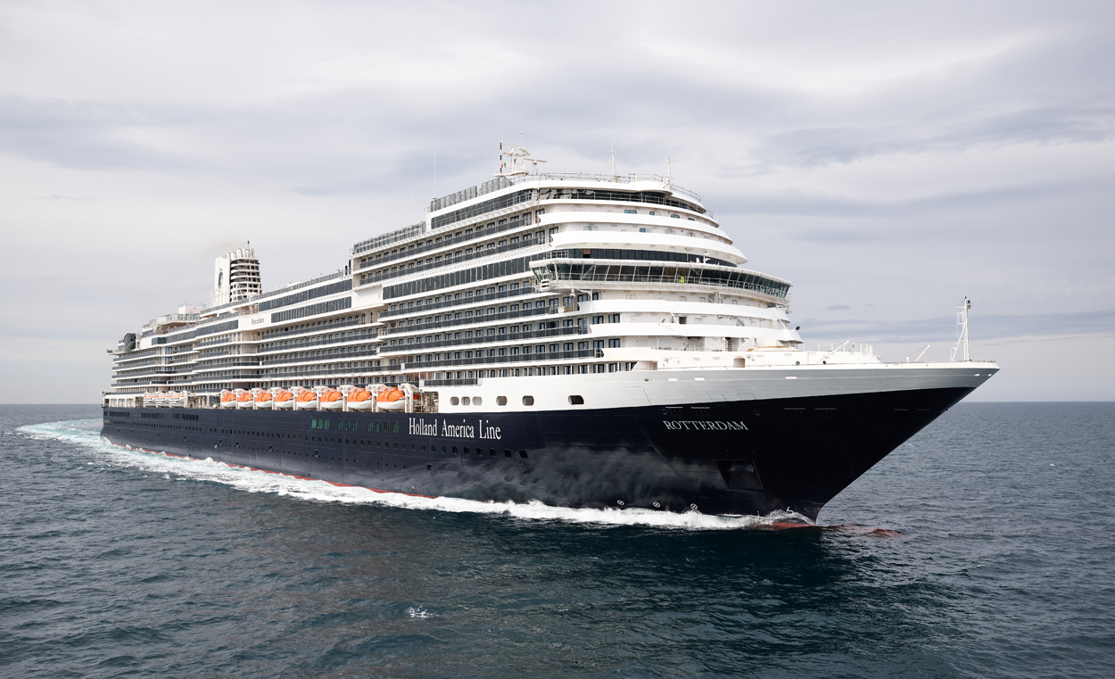 Holland America Line's Rotterdam Completes Sea Trials