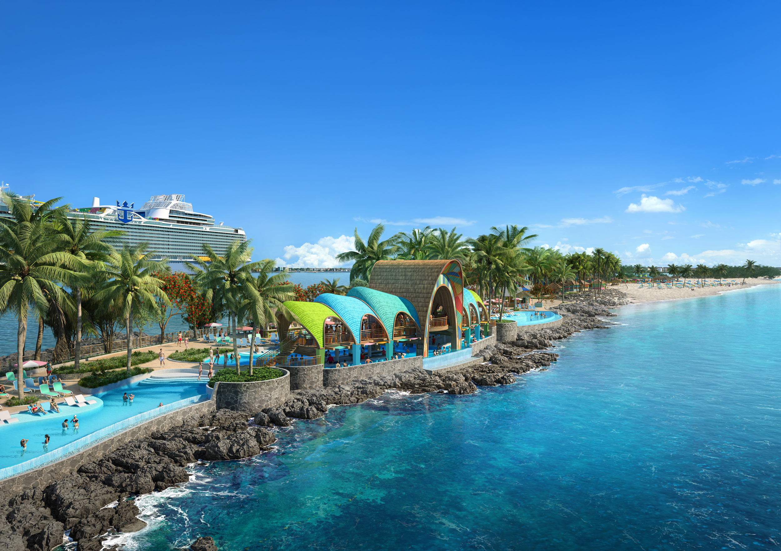 Royal Caribbean's Exclusive New Beach Club Now Open for Reservations