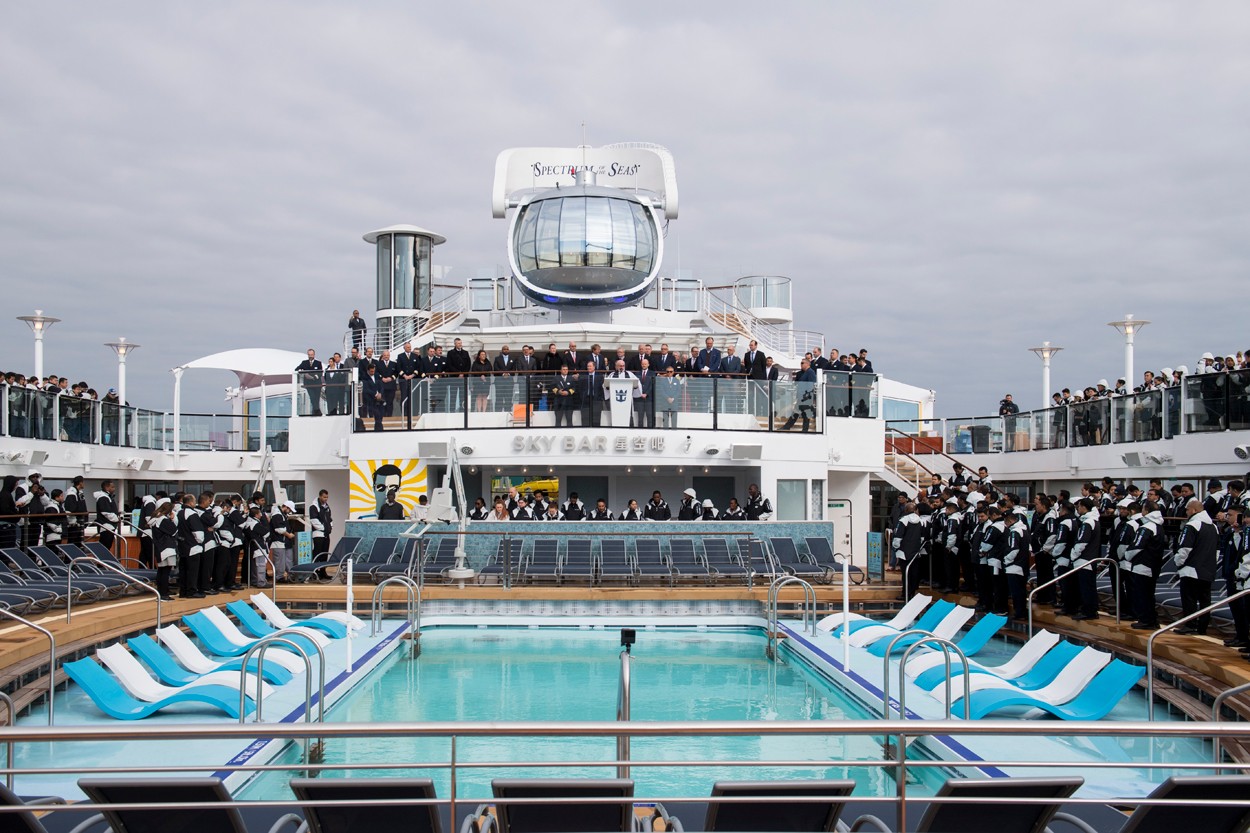 Spectrum of the Seas joins the Royal Caribbean Fleet