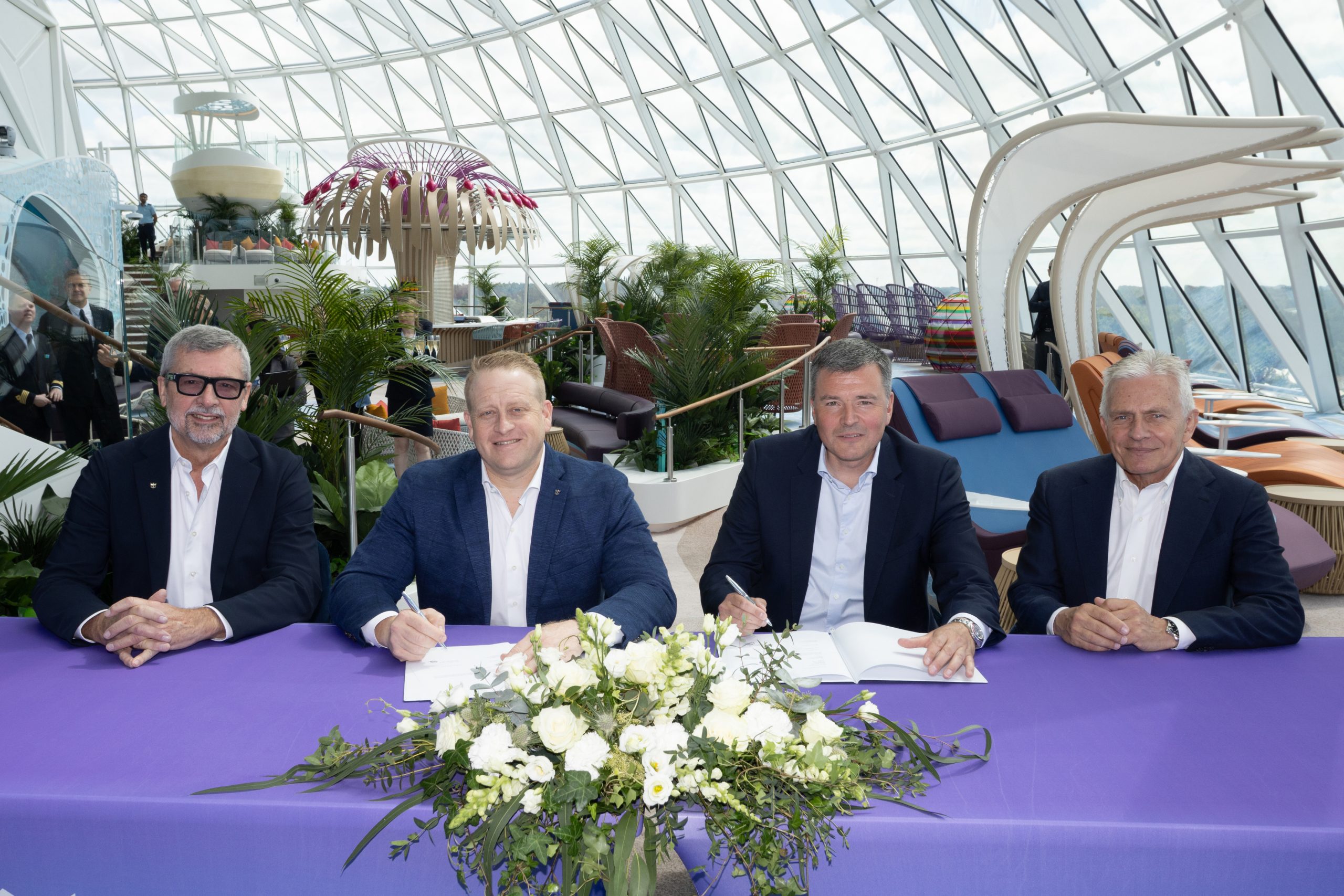 A new era of iconic vacations begins as Royal Caribbean officially welcomes Star of the Seas