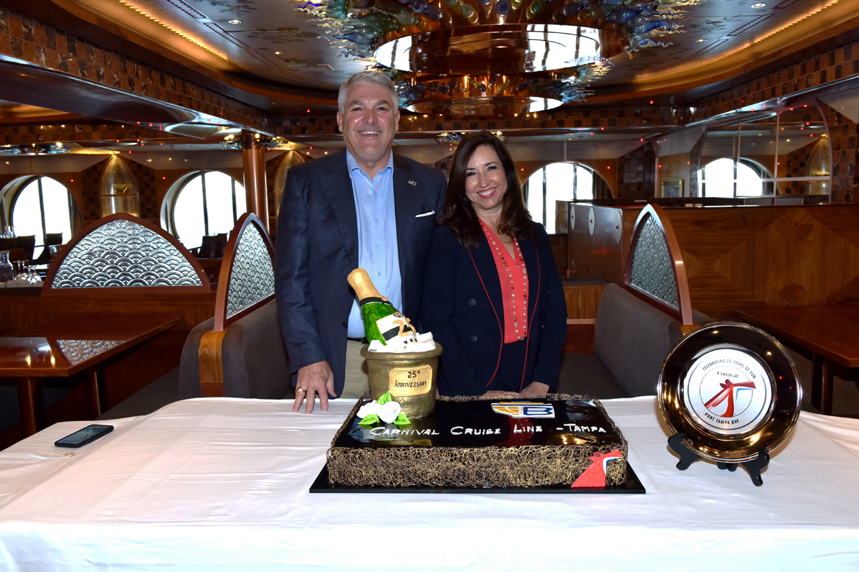 Carnival Celebrates Tampa Cruise Departures Milestone