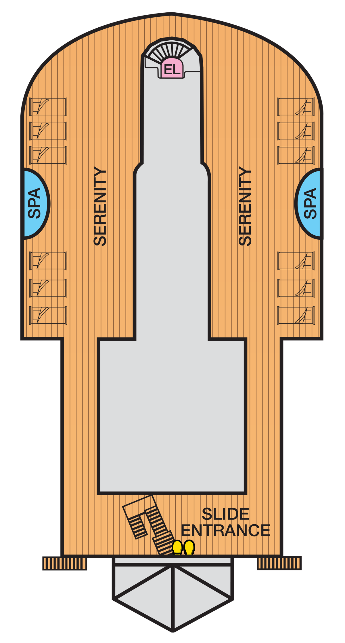 Carnival Dream Deck 15 plan
