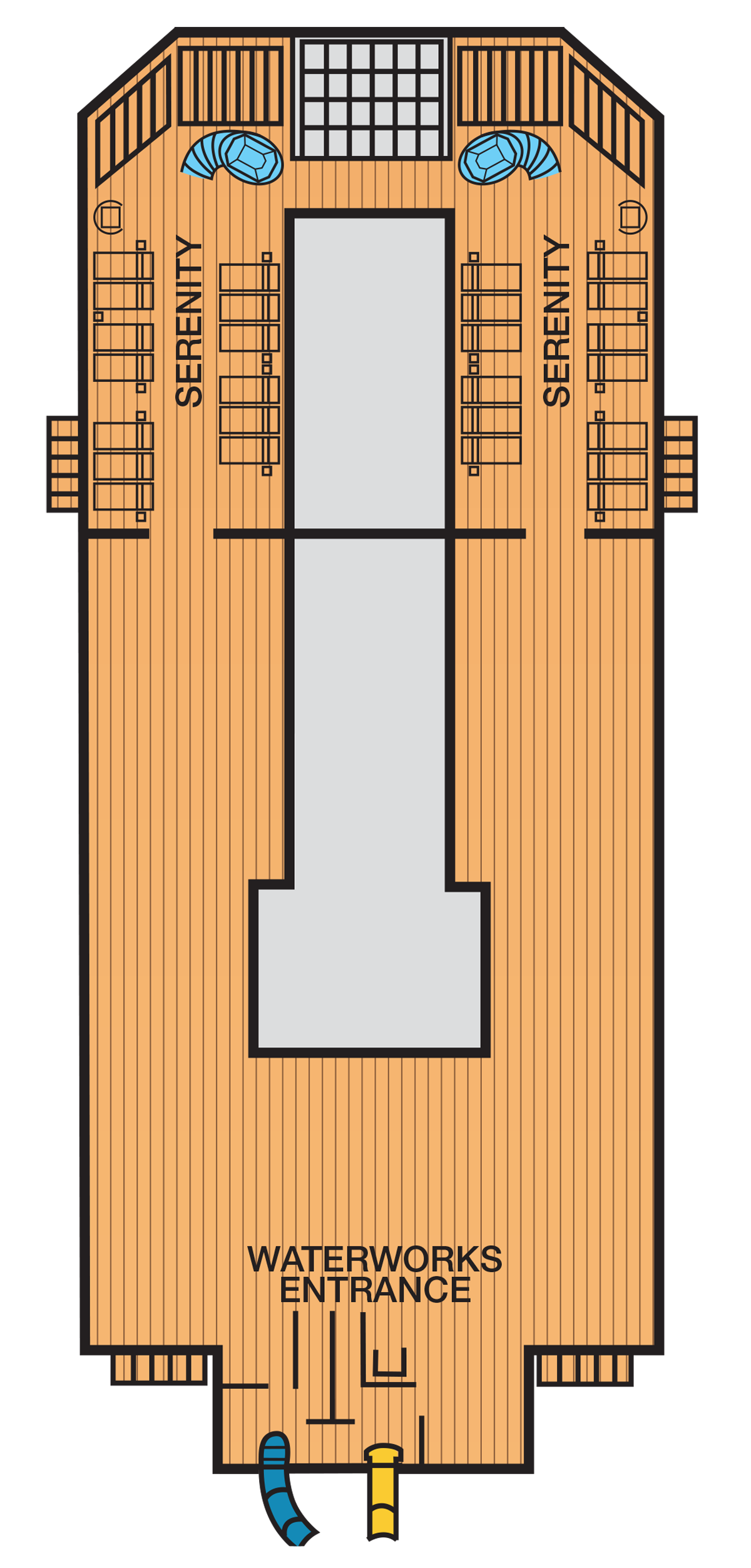 Carnival Freedom Deck 14 plan
