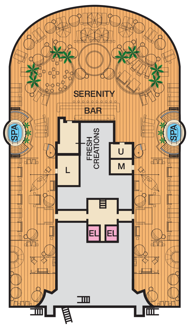 Carnival Panorama Deck 15 plan