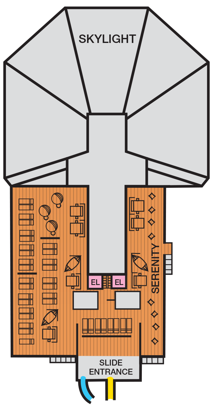 Carnival Sunrise Deck 14 plan