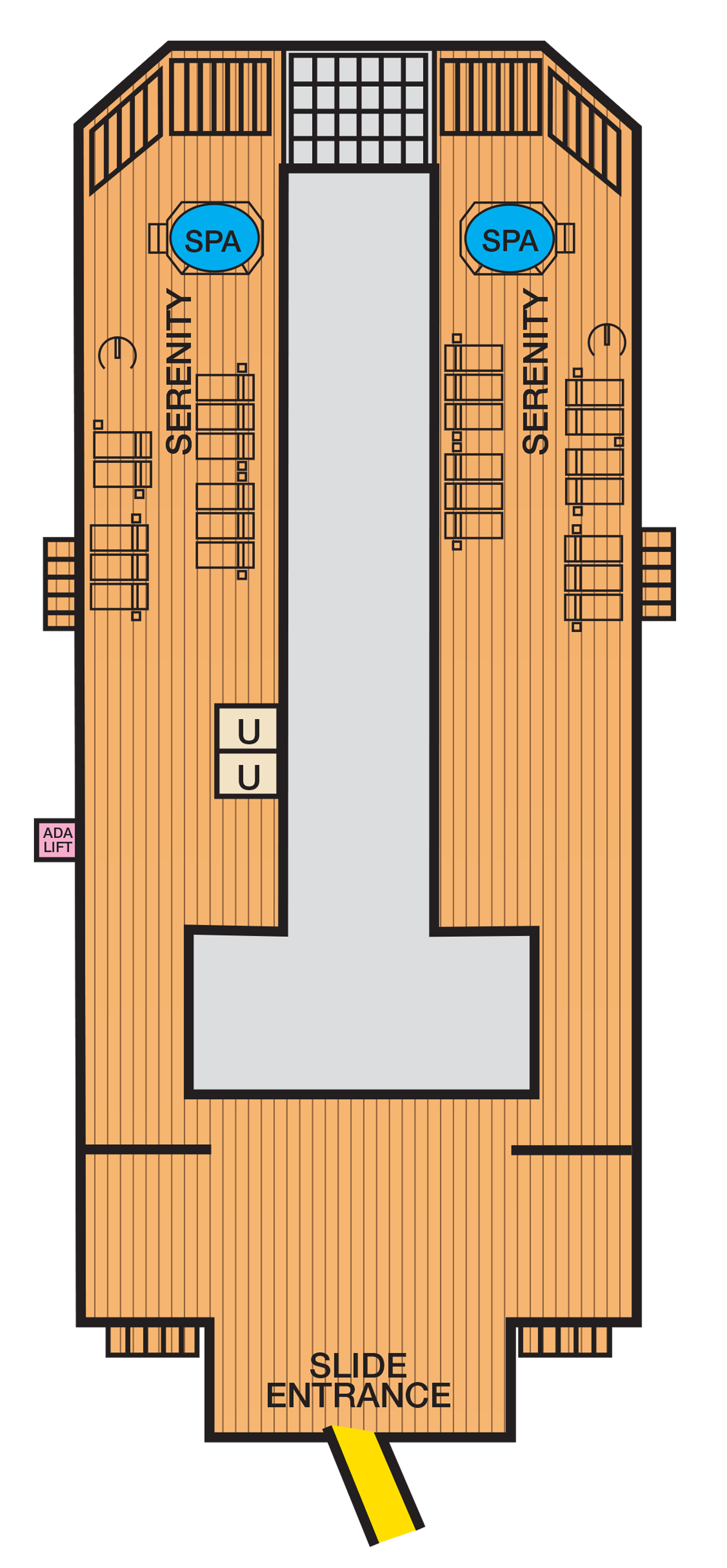 Carnival Valor Deck 14 plan