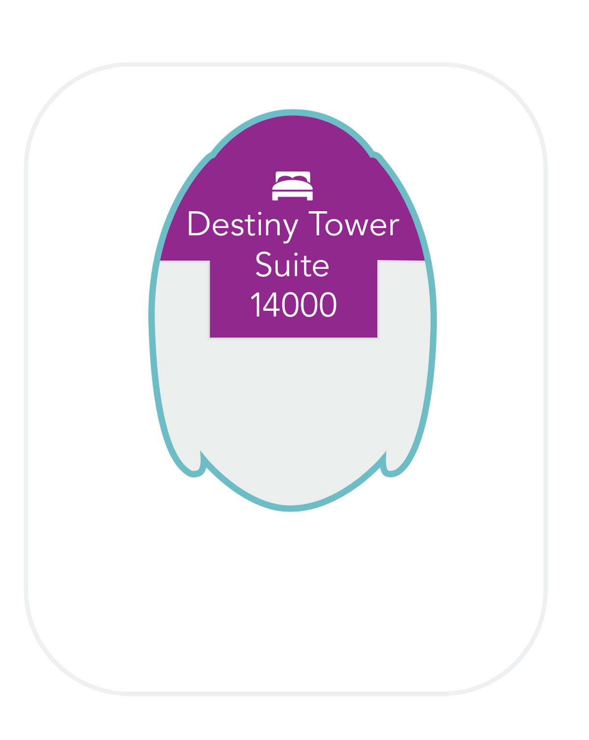 Disney Destiny Sun Deck (Top Deck) plan