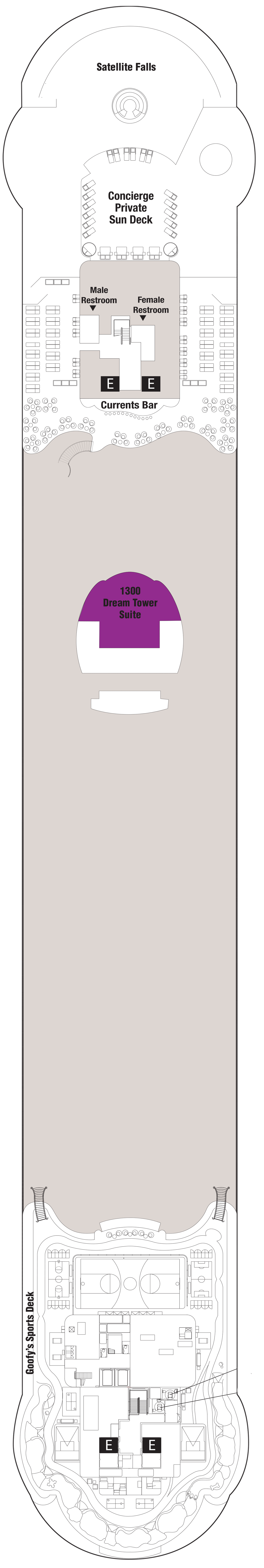 Disney Dream Deck 13 plan