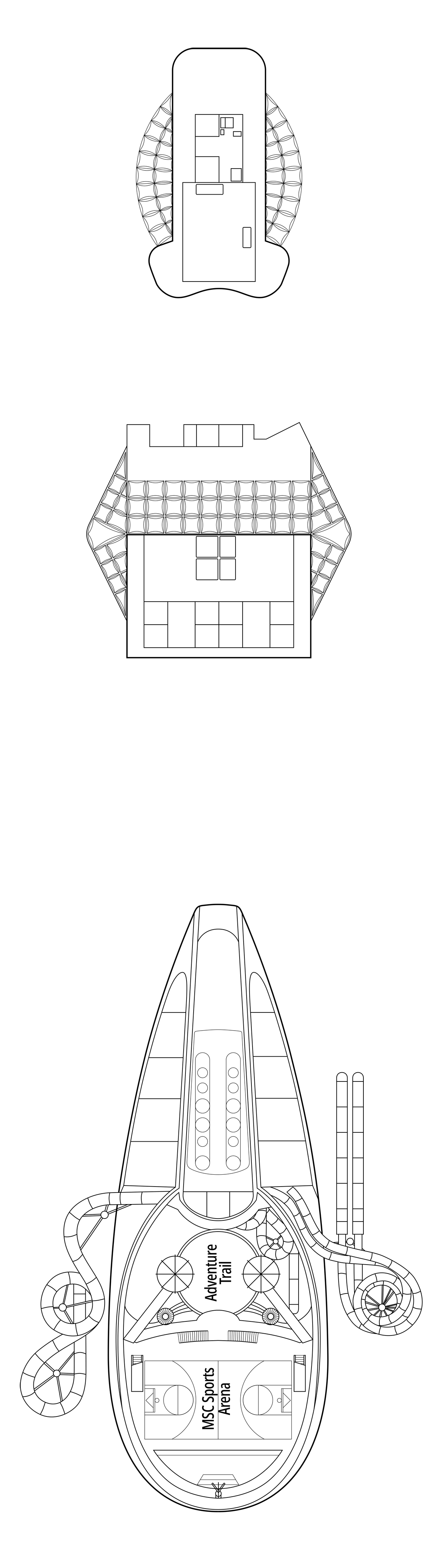 MSC Seaview Deck 20 (Top) plan