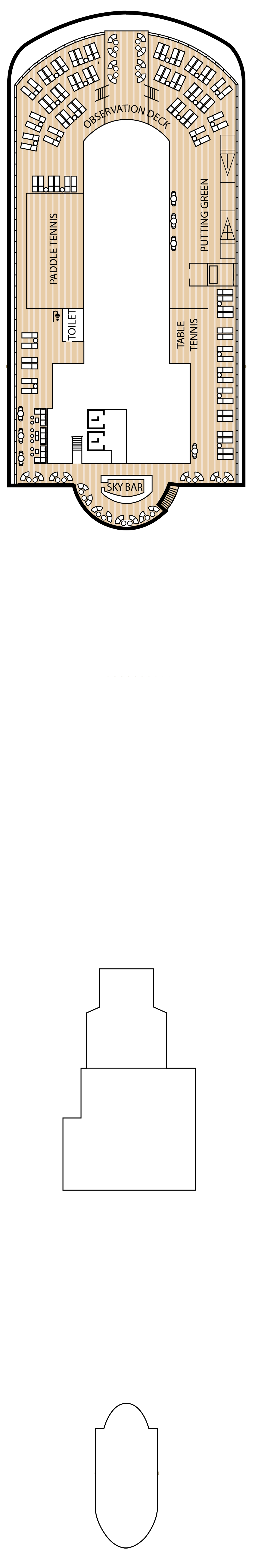 Queen Anne Sky Bar & Observation Deck plan