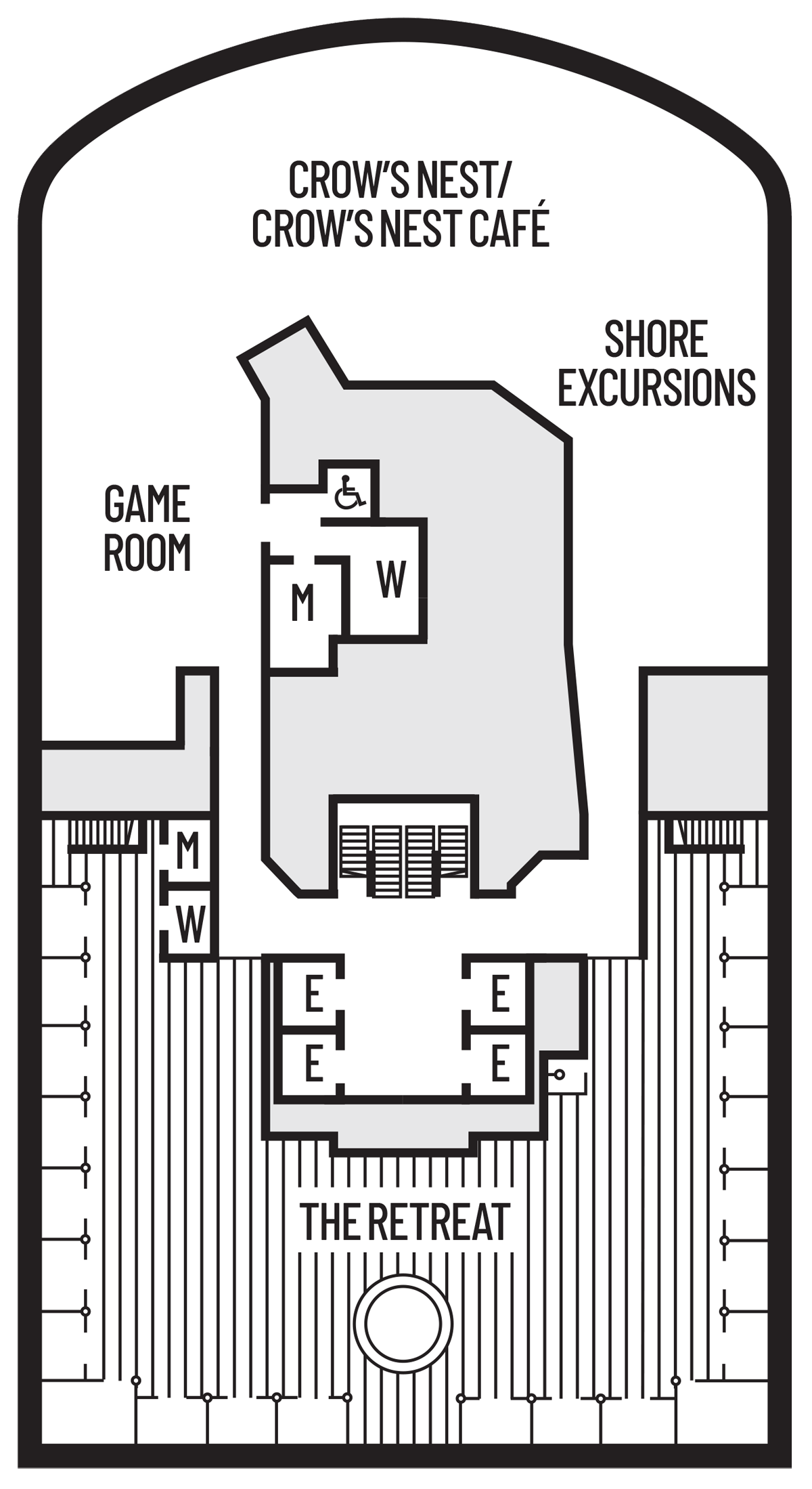 Rotterdam Crow's Nest Deck plan