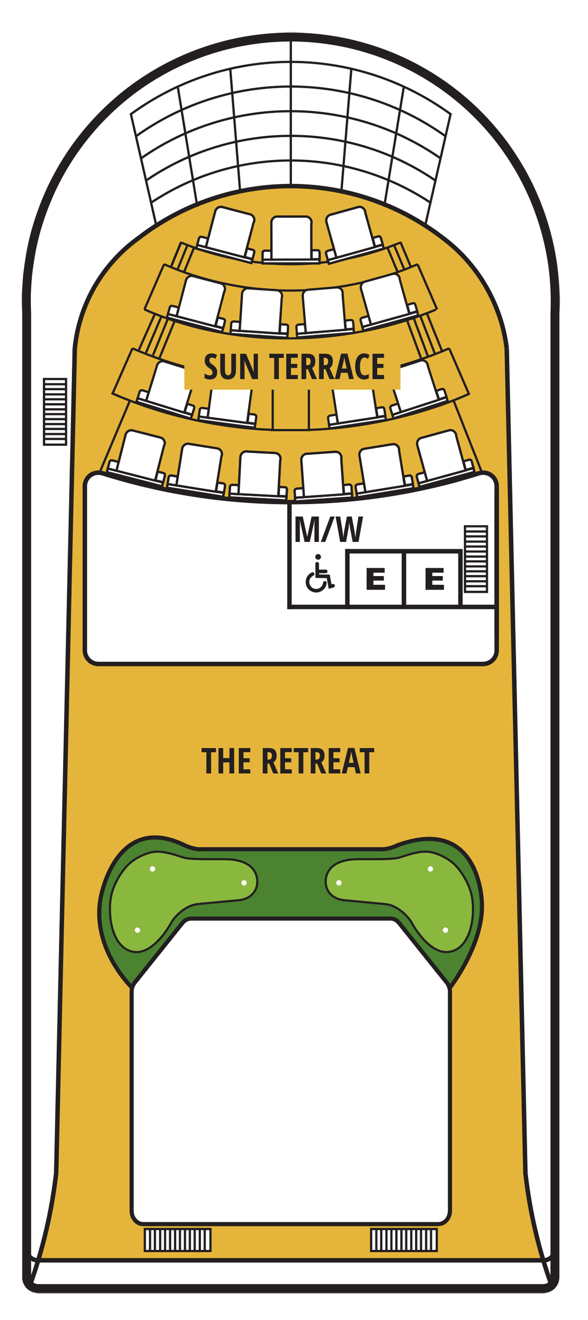 Seabourn Sojourn Deck 11 plan