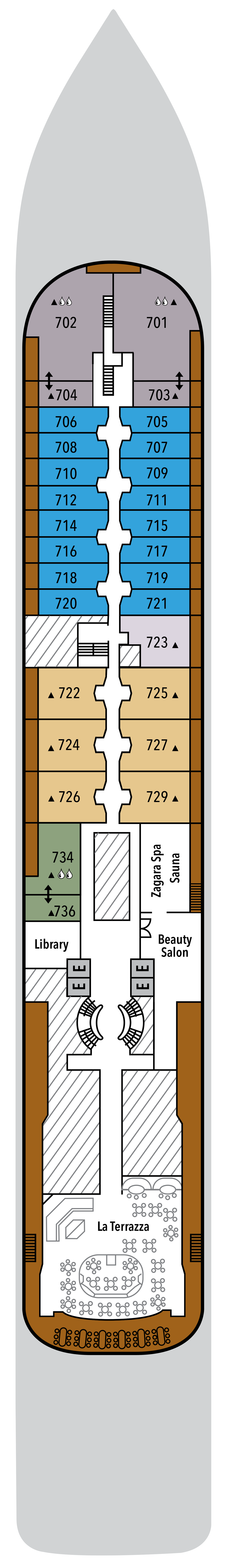 Silver Cloud Deck 7 plan