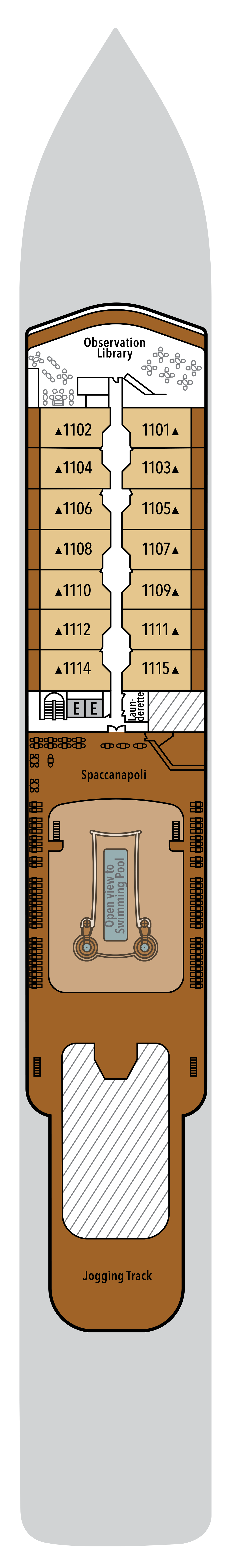Silver Moon Deck 11 plan