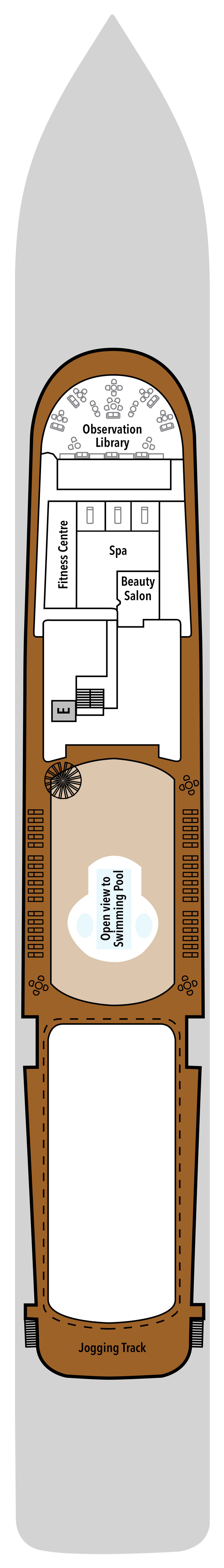 Silver Wind Deck 9 plan